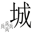 兵臨城下
