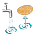 水落石出